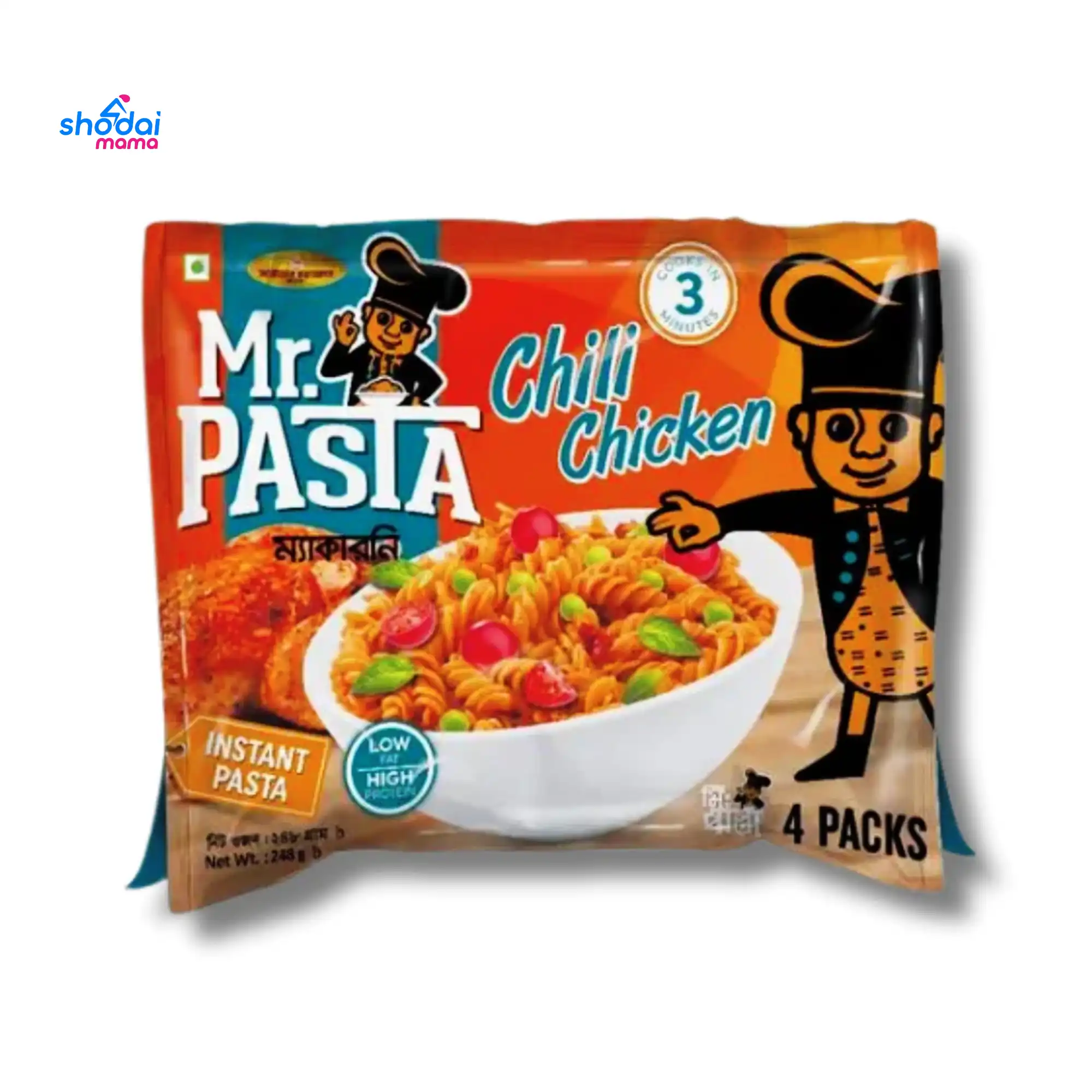 Mr Pasta Macaroni Chili Chicken 4pcs 248gm